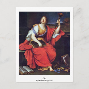 Carte Postale Clio De Pierre Mignard