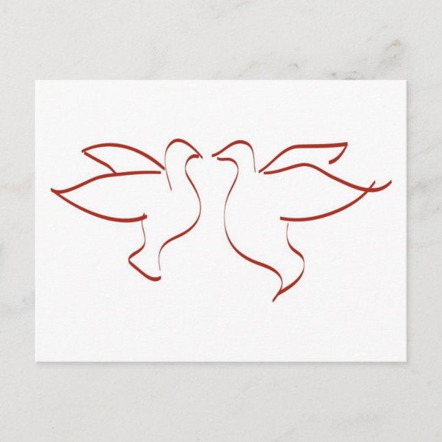 Carte Postale Clipart des Doses de l'image miroir (Devant)