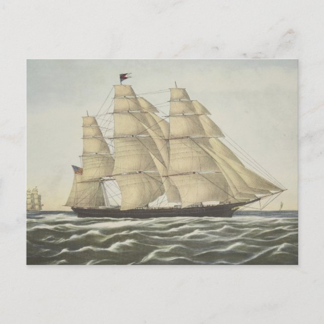 Carte Postale Clipper Ship (Devant)