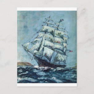 Carte Postale Clipper Ship Western Shore Produits sans texte