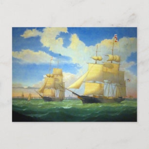 Carte Postale Clipper Ships Fitz Henry Lane 1853