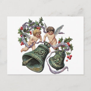 Carte Postale Cloches et anges