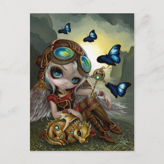 Carte postale "Clockwork Dragonling" (Devant)