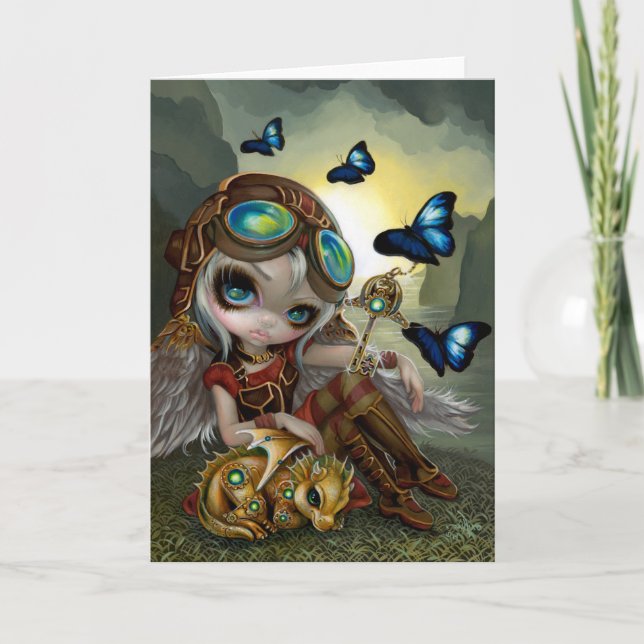 Carte postale "Clockwork Dragonling" (Devant)