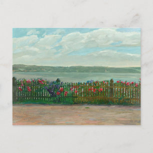 Carte Postale Clôture de rose au lac de Starnberg   Wilhelm Trüb