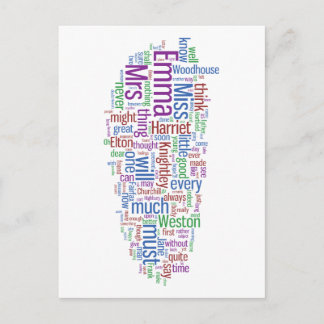 Carte Postale Cloud Emma Word