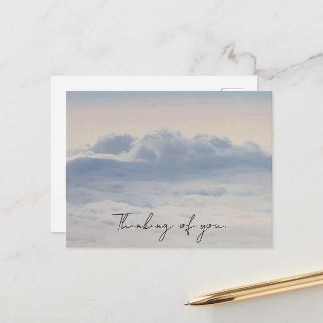 Carte Postale Cloud Photography (Devant/Arrière en situation)