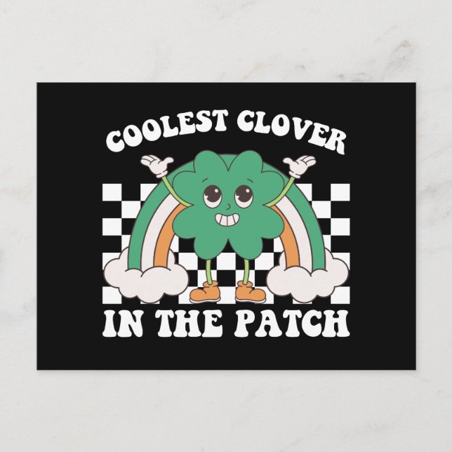 Carte Postale Clover le plus froid dans le Patch St Patrick's Da (Devant)