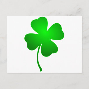 Carte Postale Clover vert