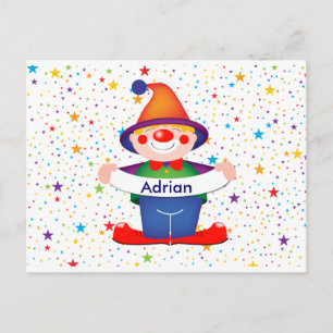 Carte Postale clown