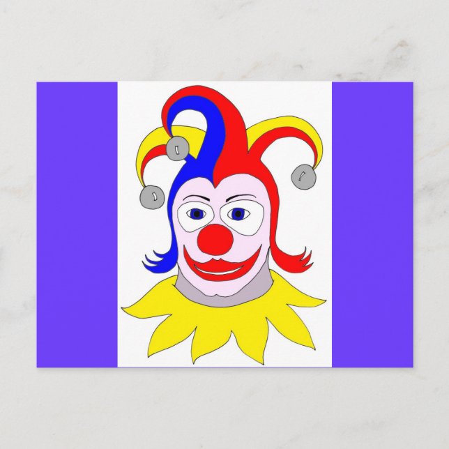Carte Postale Clown (Devant)