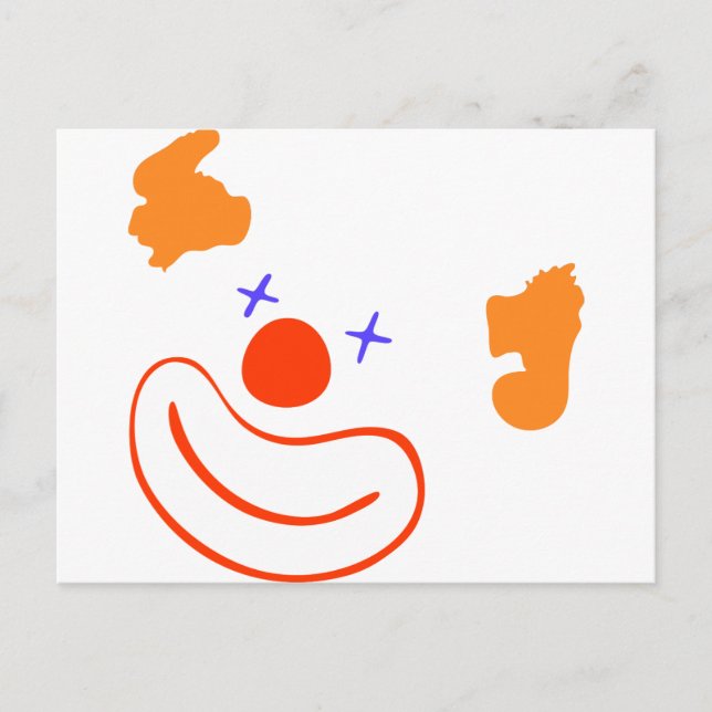 Carte Postale Clown (Devant)