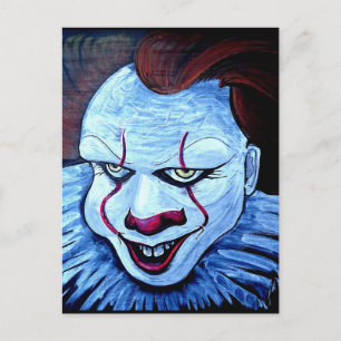 Carte Postale Clown:Malveillant