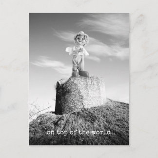 Carte Postale Clown on top of the world