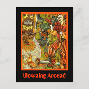 Carte Postale Clowns autour