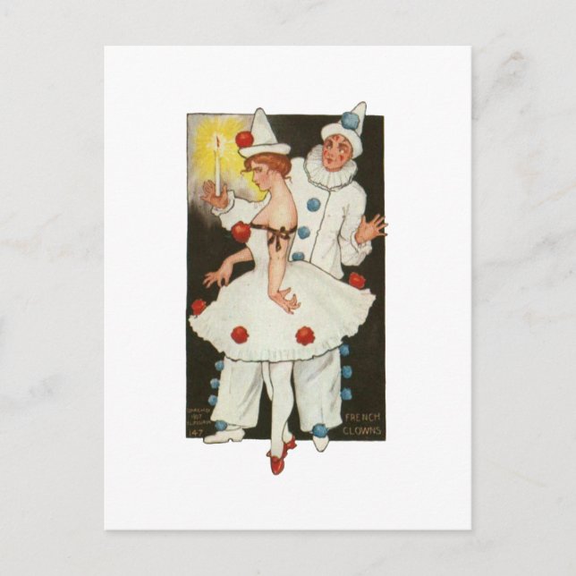 Carte Postale Clowns français (Devant)