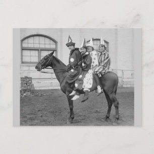 Carte Postale Clowns on a Horse, 1915