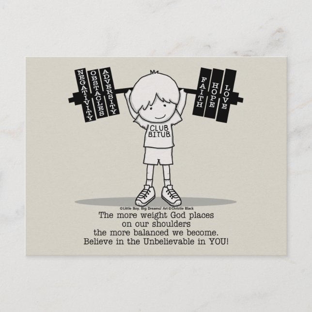 Carte Postale Club BITUB - Plus équilibré (Devant)