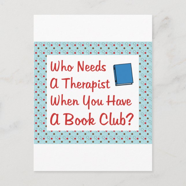 Carte Postale club de lecture (Devant)
