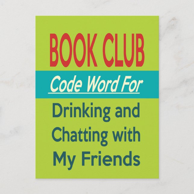 Carte Postale Club de livres - Code Word (Devant)