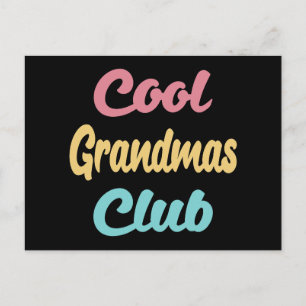 Carte Postale Club des grands-mères cool II
