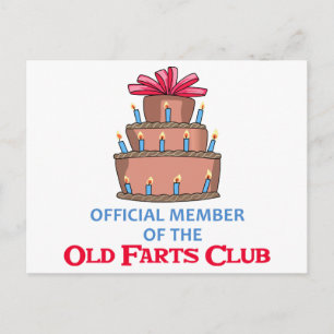 Carte Postale Club Old Farts