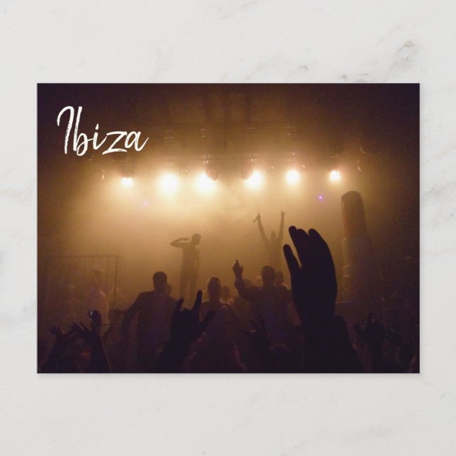 Carte Postale Clubbing in Ibiza Photo (Devant)