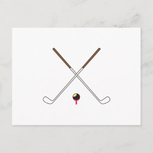 Carte Postale Clubs de golf traversés