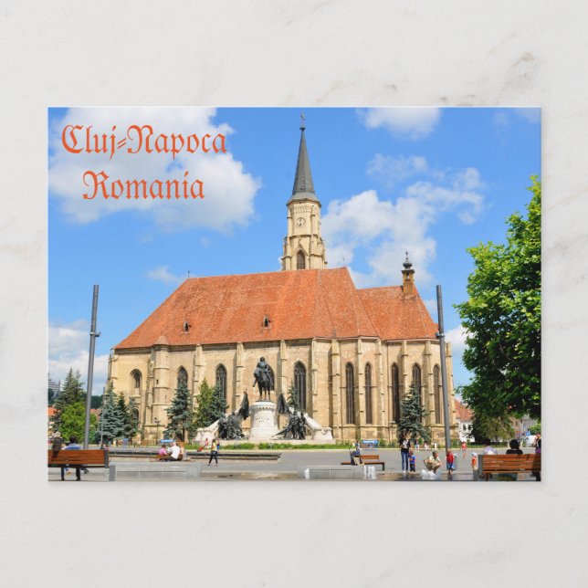 Carte Postale Cluj Napoca, Roumanie (Devant)