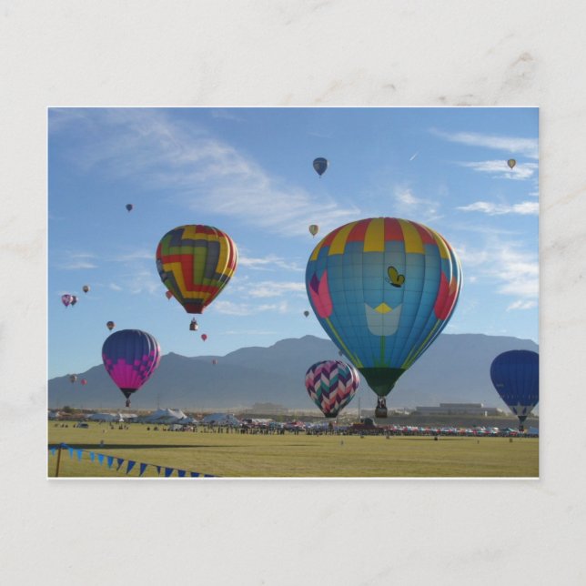 Carte Postale Cluster de ballons (Devant)