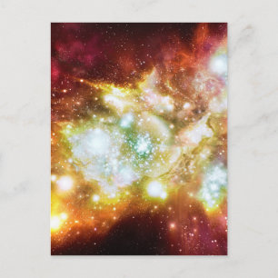 Carte Postale Cluster d'étoiles d'arc Lynx super chaud et brilla