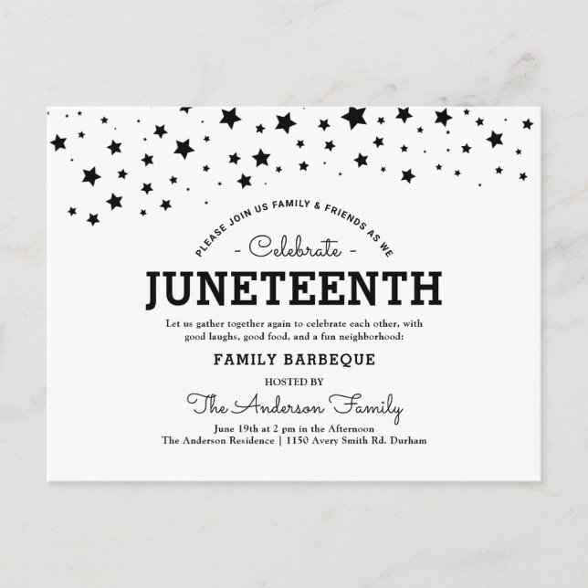 Carte Postale Cluster d'étoiles | Junetten (Devant)