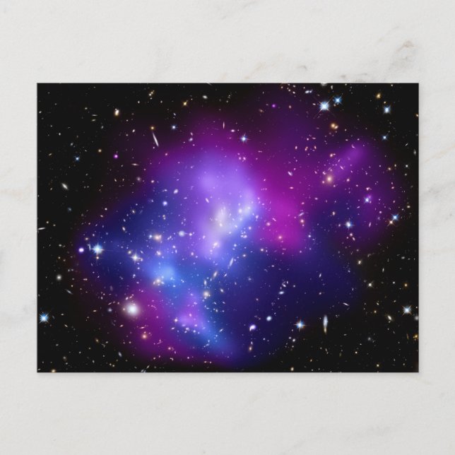 Carte Postale Cluster Galaxy MACS J0717 (télescope Hubble) (Devant)