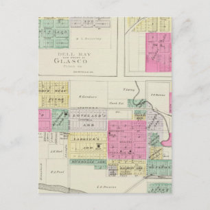 Carte Postale Clyde, Glasco, Jamestown, Kansas