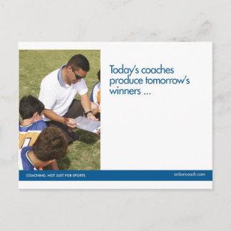 Carte postale Coaching Sports