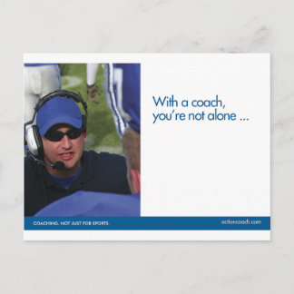 Carte postale Coaching Sports