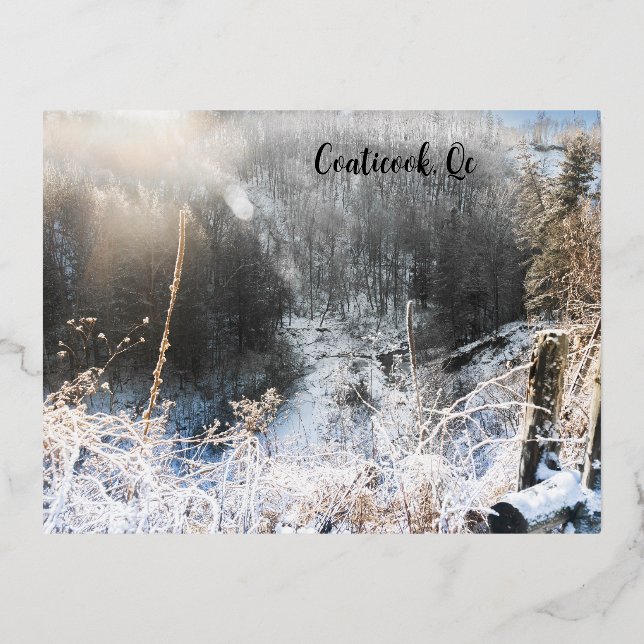 Carte postale Coaticook, Qc (Recto)