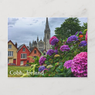 Carte Postale Cobh Ireland, Hydrangeas
