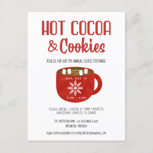 Carte Postale Coca-Cola et biscuits Fête de Noël
