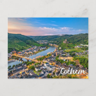 Carte Postale Cochem, Allemagne