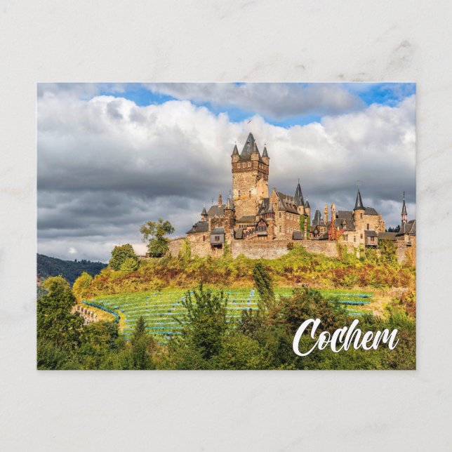 Carte Postale Cochem Castle, Germany (Devant)