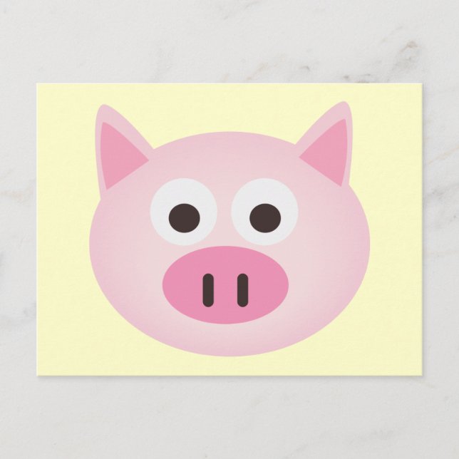 Carte Postale Cochon (Devant)