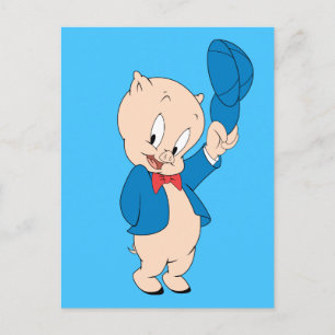 Carte Postale Cochon de porc   Casquette de vague