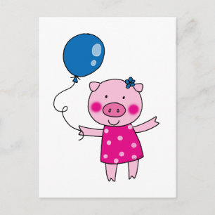 Carte Postale Cochon mignon