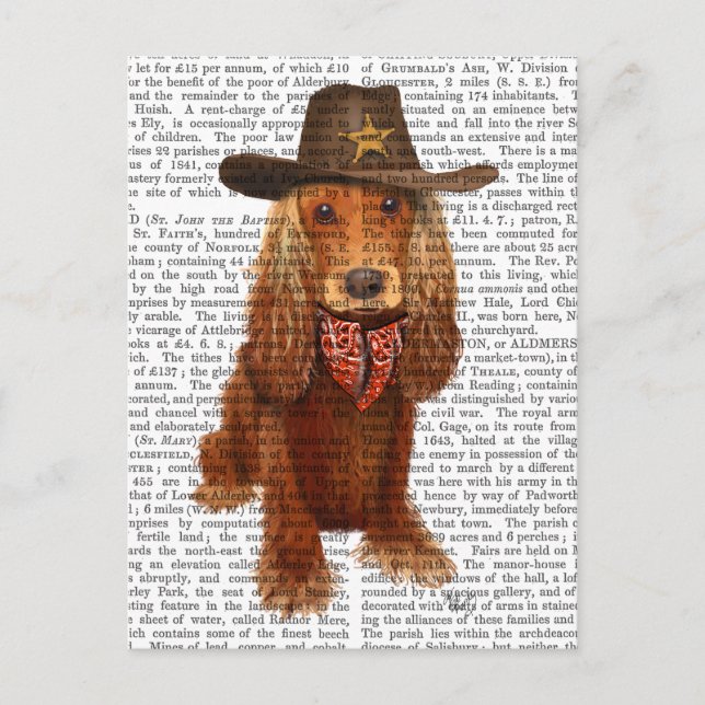 Carte Postale Cocker Spaniel Cowboy 2 (Devant)