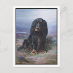 Carte Postale Cocker Spaniel dans les Highlands par Lilian Chevi
