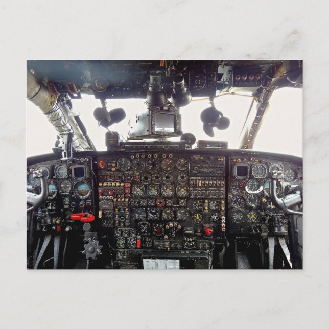 Carte Postale cockpit Jet Aircraft (Devant)