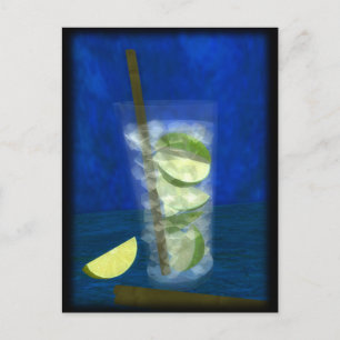 Carte Postale Cocktail: Caipirinha
