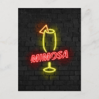 Carte postale Cocktail Mimosa