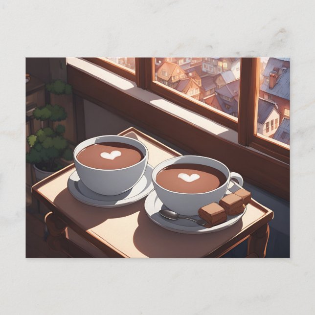 Carte Postale Coco chaud, Post-croisement (Devant)